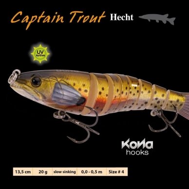 Vobleris ICDOIYO Trout UV 135mm 20g Japan Vobleris ICDOIYO Trout UV 135mm 20g Japan