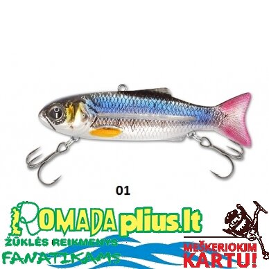 Naujovė Žieminis Skraidantis Vobleris IZUMI Balansyras Izumi Fly Petty 35mm 5g