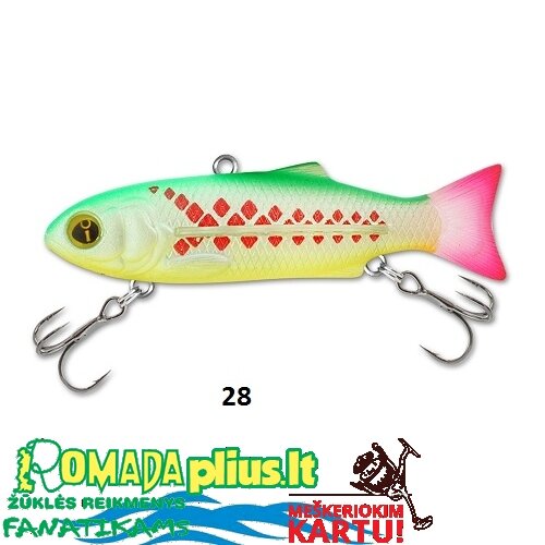 Naujovė Žieminis Skraidantis Vobleris IZUMI Balansyras Izumi Fly Petty 35mm 5g 4