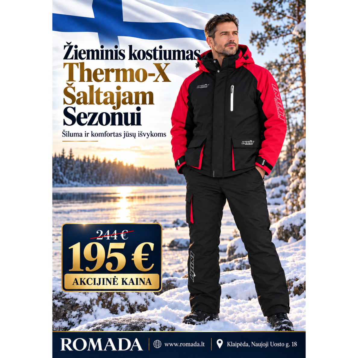 Žieminis kostiumas Thermo-X Šaltajam Sezonui