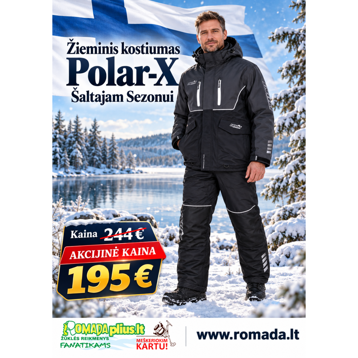 Žieminis kostiumas Polar-X Šaltajam Sezonui Žieminis kostiumas Polar-X Šaltajam Sezonui