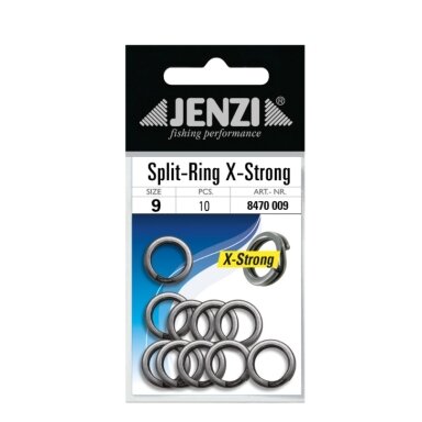 Žiedeliai specialus Super-strong 9mm 39kg Trolling Žiedeliai specialus Super-strong 9mm 39kg Trolling