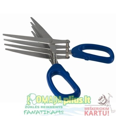 Žirklės keturgubos sliekams 17.5cm Žirklės keturgubos sliekams 17.5cm