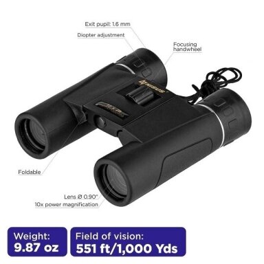 Žiūronai High Quality 10x28M Hunter Žiūronai High Quality 10x28M Hunter