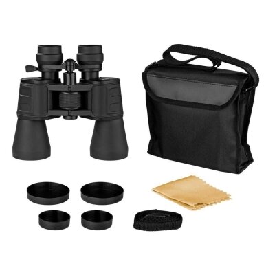 Žiūronai Zoom 10-30x50 Hunter Black + Dėklas Žiūronai Zoom 10-30x50 Hunter Black + Dėklas