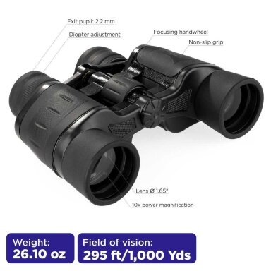 Žiūronai Zoom 12x42 Hunter Black + Dėklas Žiūronai Zoom 12x42 Hunter Black + Dėklas