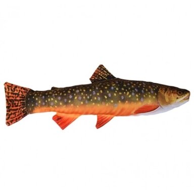 Žuvytė minkšta suvenyras Upėtakis Margasis Pagalvėlė 36cm Dovana Žvejui Žuvytė minkšta suvenyras Upėtakis Margasis Pagalvėlė 36cm Dovana Žvejui