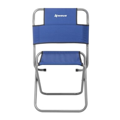 Žvejybinė kėdė 120kg/130kg Mėlyna su atlošu Camping Chair Žvejybinė kėdė 120kg/130kg Mėlyna su atlošu Camping Chair